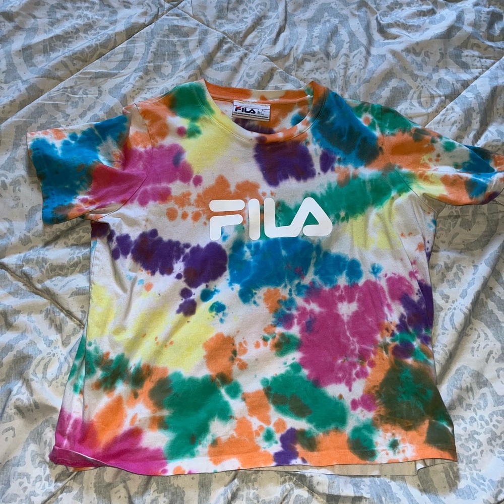 FILA multi-color Tie-Dye T-Shirt